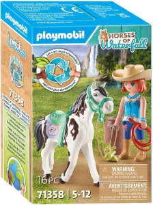 Playmobil Horses of Waterfall Ellie & Sawdust western lovasgyakorlatok (71358)