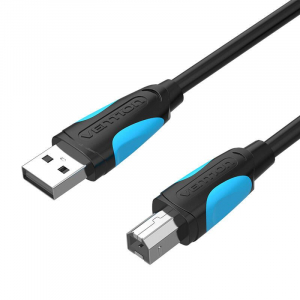 Vention USB 2.0 A - USB-B nyomtató kábel 2m fekete (VAS-A16-B200)