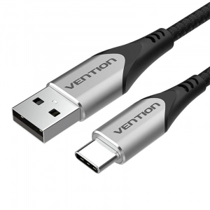 Vention USB 2.0 A - USB-C kábel 3A 3m szürke (CODHI)