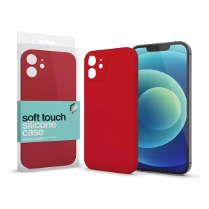 Xpro Apple iPhone 15 Pro Max készülékhez soft touch silicone case piros (128887)