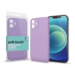 Xpro Apple iPhone 15 Pro Max készülékhez soft touch silicone case lila (128891)