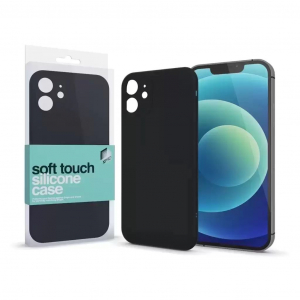 Xpro Apple iPhone 15 Pro Max készülékhez soft touch silicone case fekete (128907)