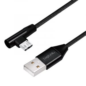 Logilink USB 2.0 -  Micro-USB kábel 0,3m (CU0141)