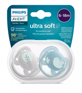 Philips SCF091/15 Avent ultra soft játszócumi madárka, faág