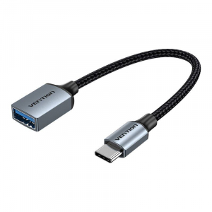 Vention USB 3.0 A - USB-C OTG kábel 0.15m szürke (CCXHB)