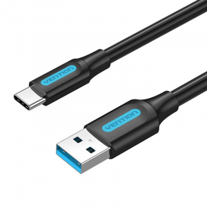 Vention USB 3.0 A - USB-C kábel 1,5m fekete (COZBG)