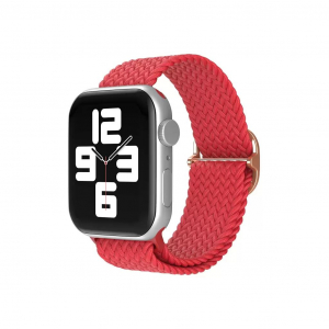 XPRO Apple Watch szőtt szövet körpánt piros 38mm/40mm/41mm (128070)