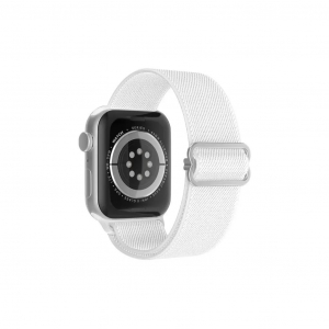 XPRO Apple Watch szövet körpánt fehér 38mm/40mm/41mm (128083)