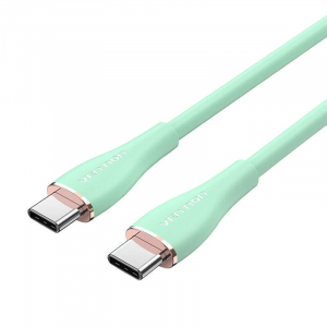 Vention USB-C 2.0 kábel 5A 1,5m világos zöld (TAWGF)