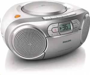 Philips AZ127/12 hordozható CD lejátszó ezüst