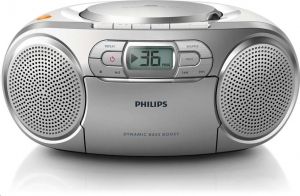 Philips AZ127/12 hordozható CD lejátszó ezüst