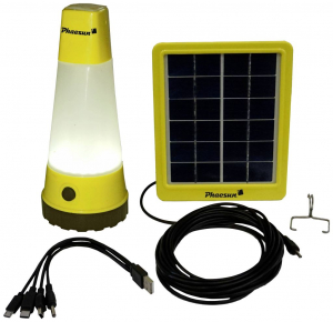 Phaesun Solar Lightkit Sun Shine napelemes asztali lámpa fekete-sárga (350115)