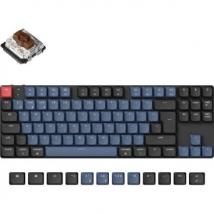 Keychron K1 Pro Swappable Gateron RGB Backlight Brown Switch UK billentyűzet (K1P-H3-UK)