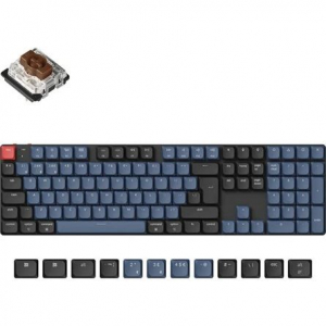 Keychron K5 Pro Swappable Gateron RGB Backlight Brown Switch UK billentyűzet (K5P-H3-UK)