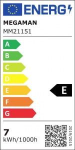 Megaman LED fényforrás izzó forma E27 7W semleges fehér (MM21151)