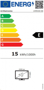 24" LG 24MR400-B LCD monitor