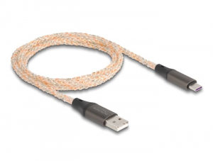 Delock USB-A 2.0  - USB-C  kábel 1m (88164)