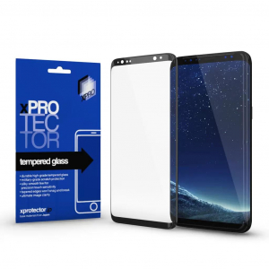 XPRO Samsung S8 Tempered Glass full 3D kijelzővédő üveg fekete kerettel (113388)