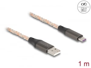 Delock USB-A 2.0  - USB-C  kábel 1m (88164)