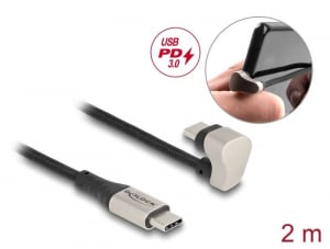 Delock USB-A 2.0 - USB-C PD kábel 2m (88160)