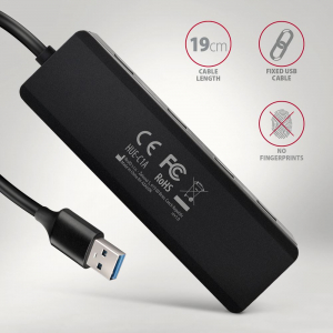Axagon 4 portos USB 3.2 USB-A 5GBPS HUB (HUE-C1A)