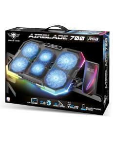 Spirit Of Gamer AirBlade 700 RGB 17" notebook hűtőpad (SOG-VE700RGB)