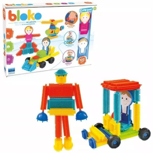 Mochtoys Bloko: Tüskés építőjáték készlet, 102 db-os (11616)