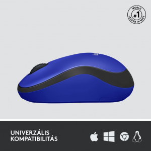 Logitech M220 Silent Vezeték nélküli egér, kék (910-004879)