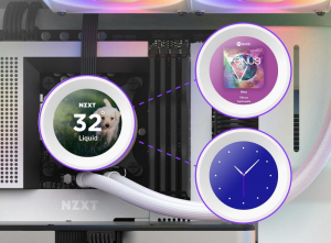 NZXT Kraken Elite 280 RGB univerzális vízhűtés fehér (RL-KR28E-W1)