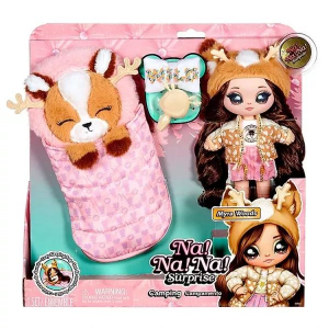 MGA Entertainment Na! Na! Na! Surprise: Myra Woods baba szarvas mintájú hálózsákkal (579380EUC)