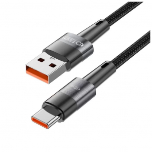 Tech-Protect Ultraboost USB-A - USB-C kábel 66W/6A 1m szürke (128322)