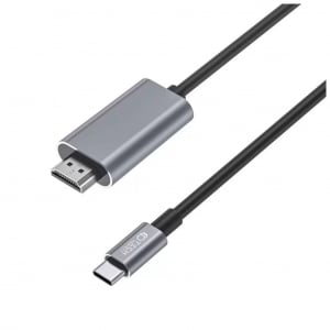 Tech-Protect Ultraboost USB-C - HDMI kábel 2m fekete (128318)