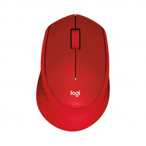 Logitech M330 SILENT PLUS vezeték nélküli optikai egér piros (910-004911)