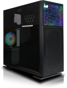 InWin N515 táp nélküli ablakos ház fekete (IW-CS-N515BLK-1AL120)