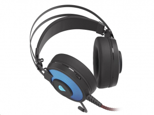 natec Genesis Neon 600 RGB Gaming mikrofonos fejhallgató fekete (NSG-1656)
