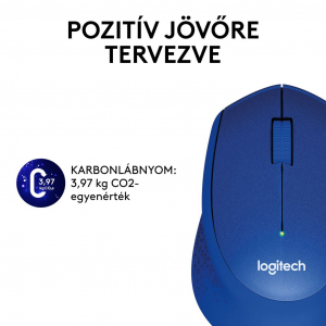 Logitech M330 SILENT PLUS vezeték nélküli optikai egér kék (910-004910)