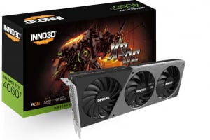 Inno3D GeForce RTX 4060 Ti 8GB DDR6 Twin X3 OC Videókártya (N406T3-08D6X-171153L)