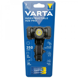 Varta Indestructible H20 Pro fejlámpa 350lm (17732101421)