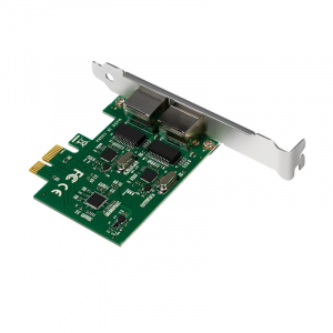 LogiLink 2 portos Gigabit LAN h&aacute;l&oacute;zati k&aacute;rtya PCIe (PC0075)