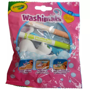 Crayola Washimals: Kimosható állatka figura - Jake, a nyújtózó cica (74-0220J)