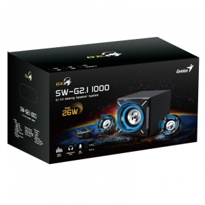 Genius SW-G2.1 1000 2.1 hangszóró fekete (31730043400)