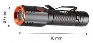 Neo Tools 99-067 Zseblámpa tölthető USB-C, 2000lm CHN LED