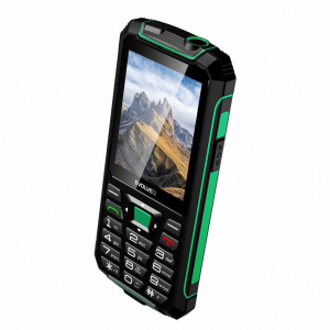 Evolveo StrongPhone W4 Dual-Sim mobiltelefon fekete-zöld (SGP-W4-BG)