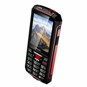 Evolveo StrongPhone W4 Dual-Sim mobiltelefon fekete-piros (SGP-W4-BR)