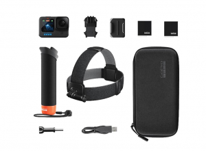 GoPro HERO12 Black sportkamera + kiegészítő készlet fekete (CHDRB-121-RW)