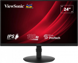 24" ViewSonic VG2408A LCD monitor fekete