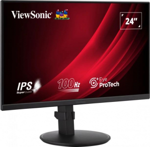 24" ViewSonic VG2408A LCD monitor fekete