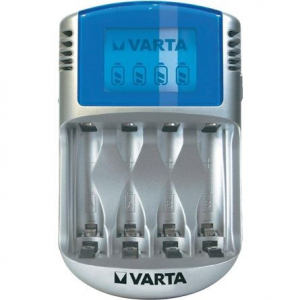 Varta LCD akku töltő + 12V + USB (57070201401)