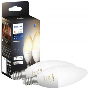 Philips Lighting Hue LED fényforrás White Ambiance E14 melegfehértől a hidegfehérig 2db (871951435673300)