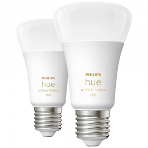 Philips Lighting Hue LED fényforrás White Ambiance E27 Melegfehér 2db (871951432824200)